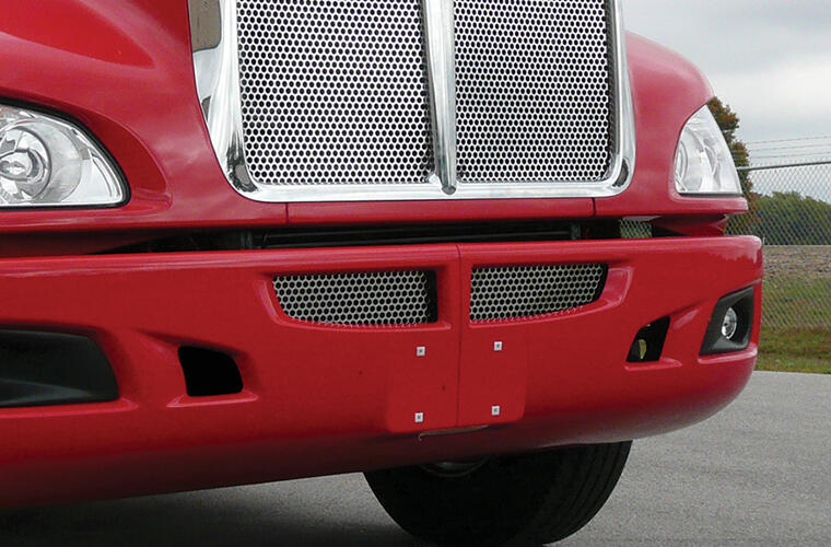 Punched Lower Replacement Grille Insert with Large 7/16