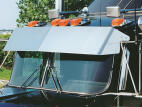 Blind Mount 13 inch Drop Visor for curved windshield trucks