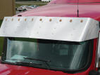 13 inch Drop Visor with (10) Bulls-eye LEDs and Bezels