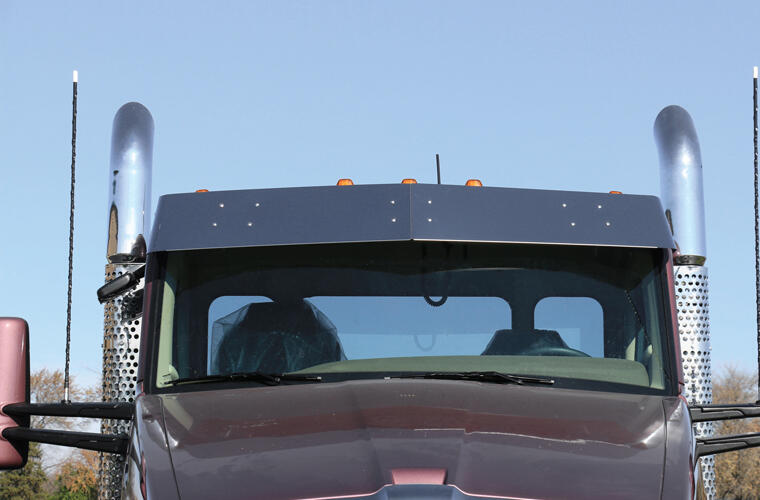 Factory Visor Replacement Drop Visor for flat top T680/T880 trucks