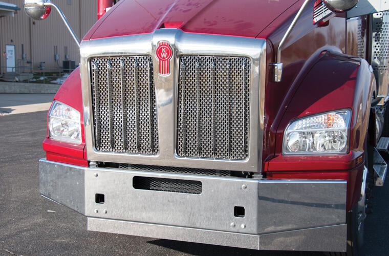 Punched Grille Insert with Kenworth Keyhole