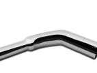 6 Inch Dia Slash Cut Tip Exhaust Kit with 108 Inch Tall One Piece Top Pipe KW