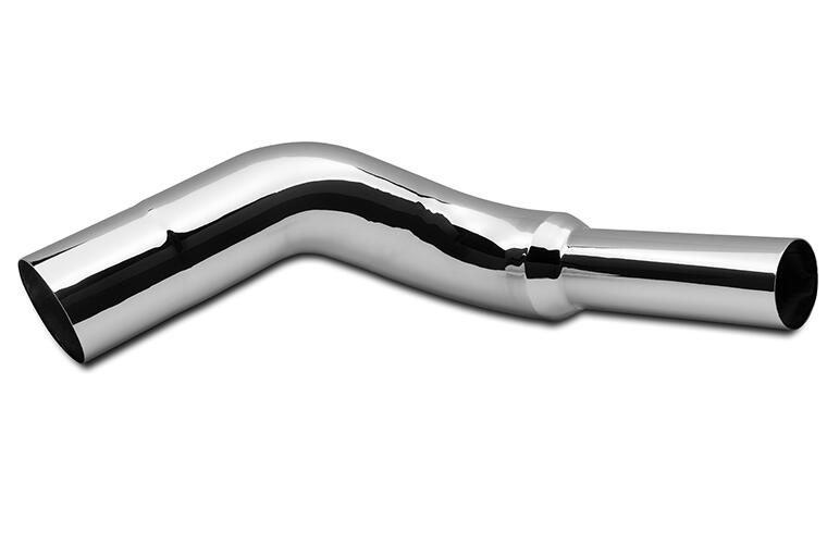 7 Inch Dia Slash Cut Tip Exhaust Kit with 96 Inch Tall One Piece Top Pipe KW