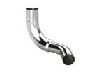 6 inch To 5 inch Left Over Frame Kenworth Chrome Elbow