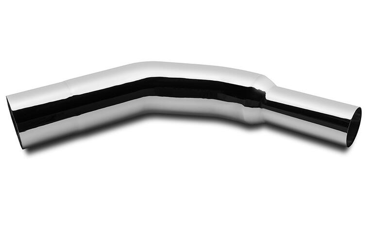 8 Inch Dia Slash Cut Tip Exhaust Kit with 96 Inch Tall One Piece Top Pipe KW