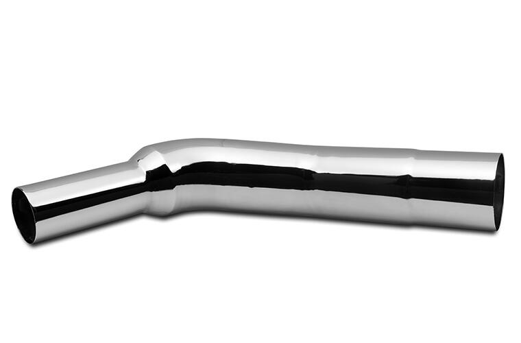 6 Inch Dia Slash Cut Tip Exhaust Kit with 108 Inch Tall One Piece Top Pipe KW