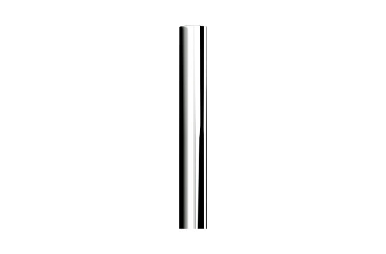 8 Inch Dia Stove Pipe Tip Exhaust Kit with 114 Inch Tall One Piece Top Pipe PB