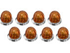 Mini Watermelon Hero LED Light - Amber Light / Amber Lens, 8 Pack