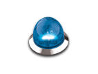 Mini Watermelon Hero LED Light - Blue Light / Clear Lens, 8 Pack