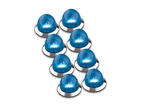 Mini Watermelon Hero LED Light - Blue Light / Clear Lens, 8 Pack