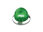 Mini Watermelon Hero LED Light - Green Light / Clear Lens, 8 Pack