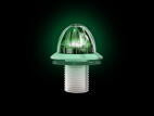 Mini Watermelon Hero LED Light - Green Light / Clear Lens, 8 Pack