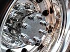 Regular Mount Polished Stainless Steel Drive Axle Hubcover