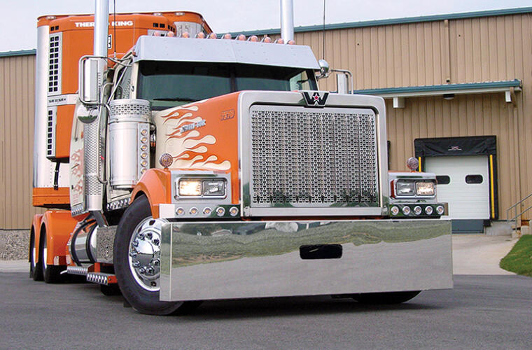 18 inch Blind Mount Bumper with Tow Hole and Box Ends