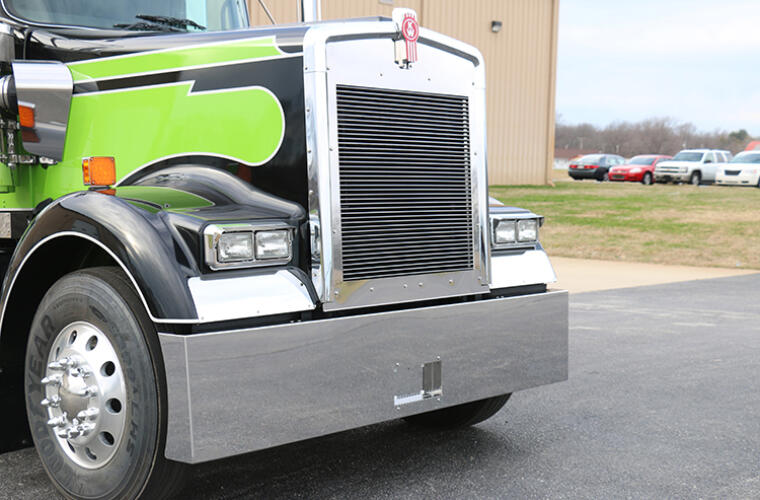 20-inch Multi-Fit Blnd Mnt Bumper Bx Ends, Recessed Plate, American Eagle Radius