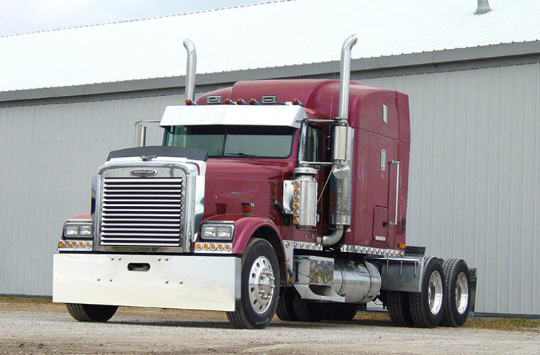 22 inch Standard Mount Classic Style Bumper with Tow Hole and Box Ends