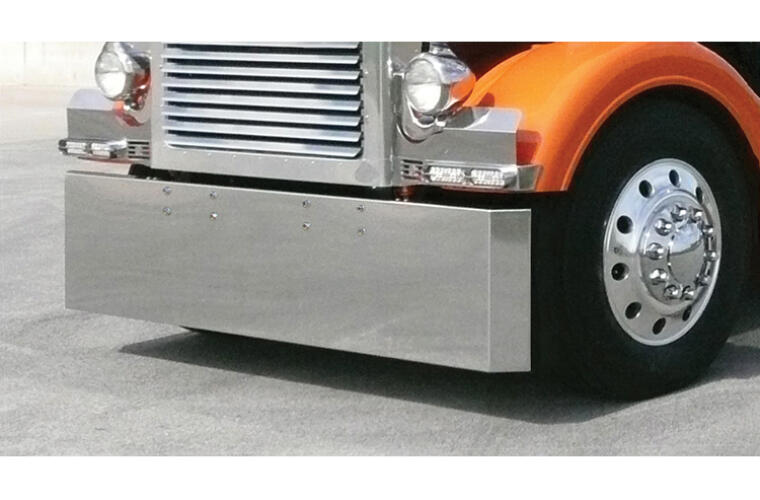 16 inch Standard Mount Bumper with Mitered Ends