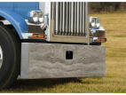 20 inch Standard Mount Bumper with Tow Hole and Mitered Ends