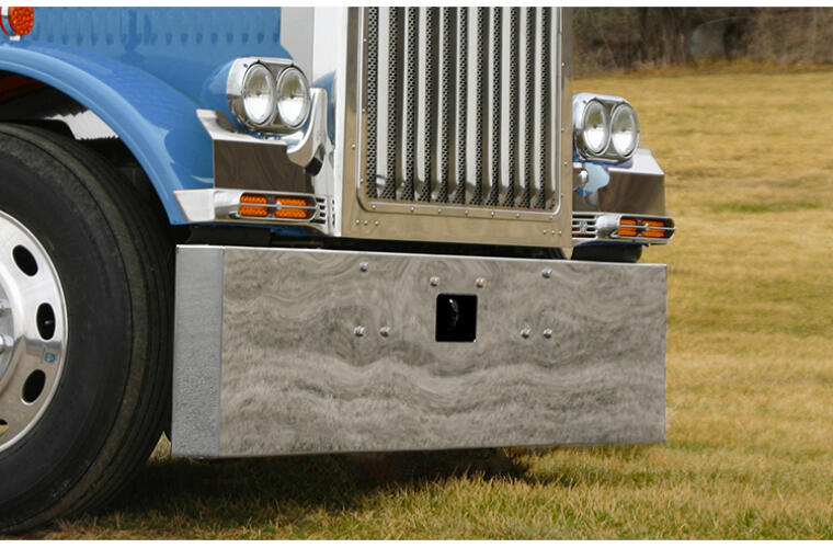 22 inch Standard Mount Bumper with Tow Hole and Mitered Ends