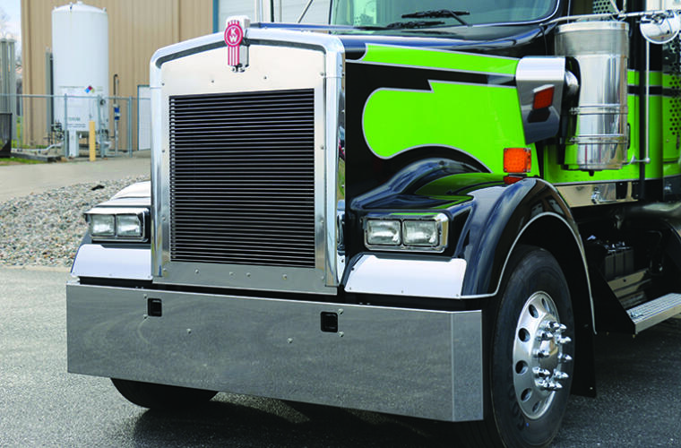 Standard Mount Classic Style Bumper with Mitered Ends and Tow Hole