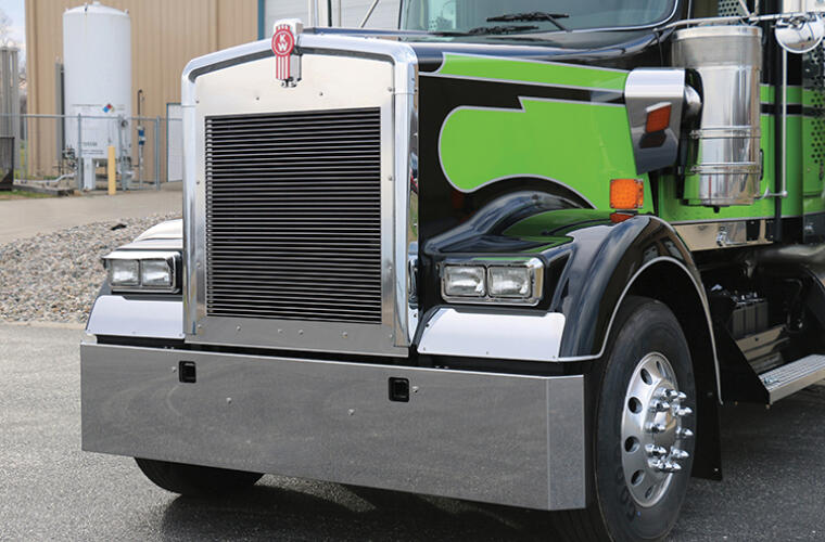 22 inch Standard Mount Bumper with Tow Hole and Mitered Ends