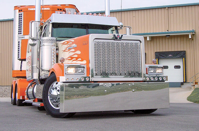 20 inch Classic Style Standard Mount Bumper with Box Ends