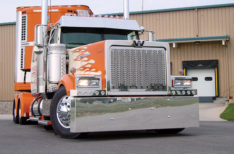 22 inch Classic Style Standard Mount Bumper with Box Ends