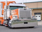 22 inch Classic Style Standard Mount Bumper with Tow Hole and Mitered Ends