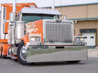 16 inch Classic Style Standard Mount Bumper with Tow Hole and Mitered Ends