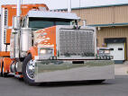 22 inch Classic Style Standard Mount Bumper with Tow Hole and Box Ends