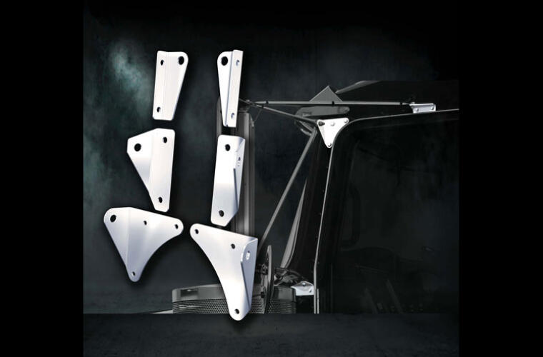 Stainless Steel Mirror Bracket Kit for Kenworth and Universal Applications